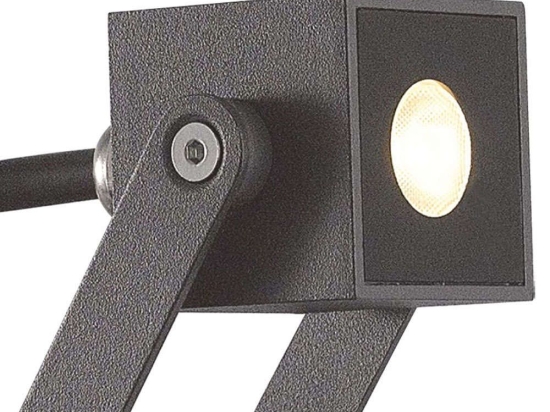 Φωτιστικό Σποτ Κήπου VK/02128/AN/W 4x4x6cm Led 90Lm 1W 3000K IP65 Anthracite VKLed