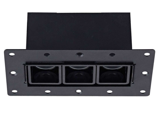 Σποτ Οροφής Χωνευτό V04266TR/B/3/W 13x7cm Led 535Lm 4W 3000K Black VKLed