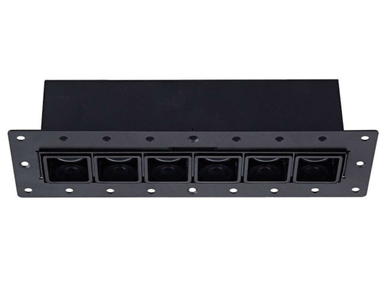 Σποτ Οροφής Χωνευτό VK/04266TR/B/6/W 21,9x6,35cm Led 770Lm 12W 3000K Black VKLed