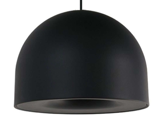 Φωτιστικό Οροφής VK/04392/PE/B Φ40x30cm 1xΕ27 40W Black VKLed