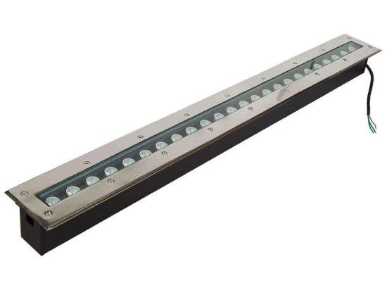Προβολέας-WallWasher Χωνευτός VK/02016R/C/100 100x11x6,5cm Led 2150Lm 24W 4000K IP67 Grey VKLed