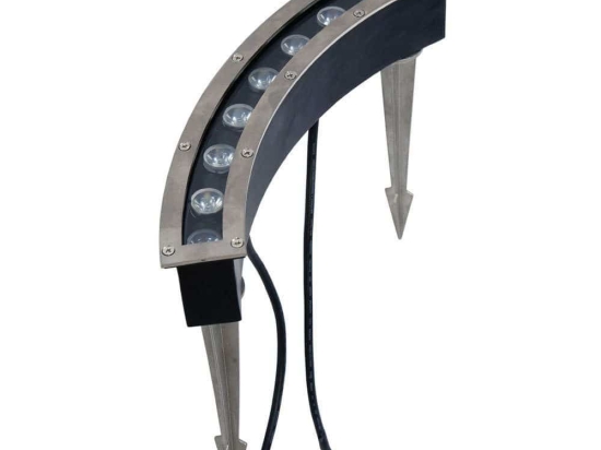 Προβολέας-WallWasher Χωνευτός VK/02120/C 35,2x5x6,3cm Led 900Lm 9W 4000K IP65 Grey VKLed