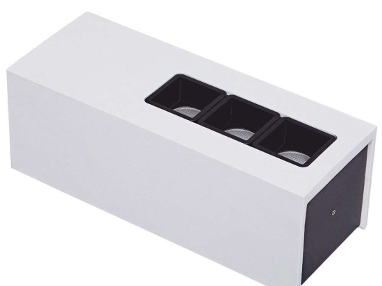 Φωτιστικό Οροφής - Σποτ VK/04342/CE/WB/W 13,2x4,8cm Led 550Lm 6W 3000K Black-White VKLed