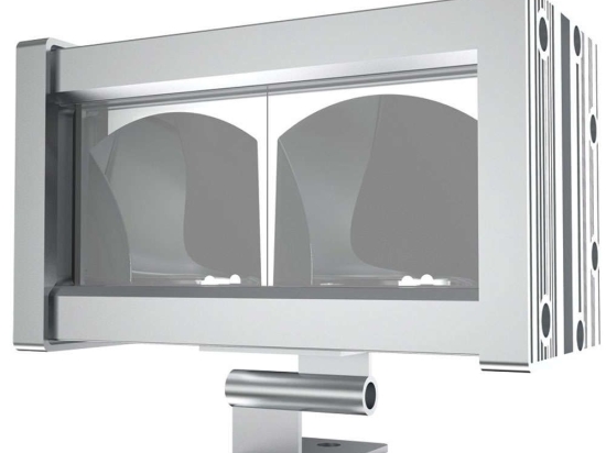 Προβολέας-WallWasher VK/02167/S/W/14 14x7,29x13,42cm Led 445Lm 4W 3000K IP66 Silver VKLed