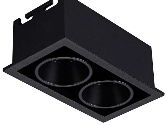 Σποτ Χωνευτό VK/04299/B/C/2 9,9x5,6x4,5cm Led 947Lm 7W 4000K Black VKLed Ορθογώνιο