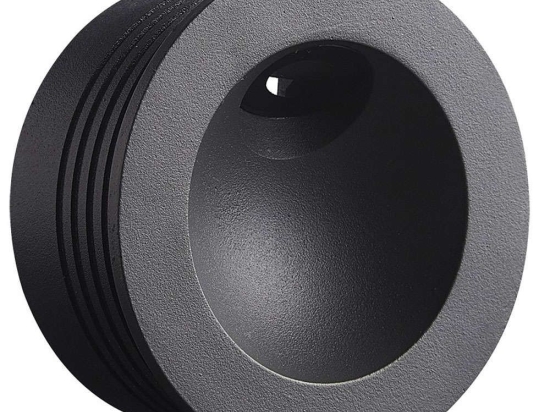 Φωτιστικό Τοίχου VK/02147/B/W Φ8cm Led 120Lm 2W 3000K IP65 Black VKLed