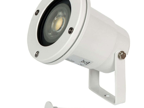 Φωτιστικό Σποτ Κήπου VK/01039/W Φ9,7x13,9cm 1xGU10 35W IP65 White VKLed