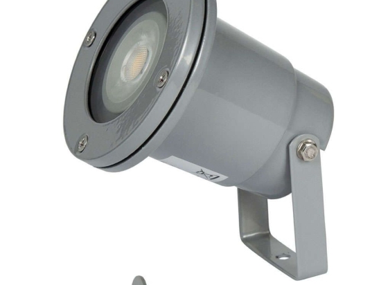 Φωτιστικό Σποτ Κήπου VK/01039/G Φ9,7x13,9cm 1xGU10 35W IP65 Grey VKLed