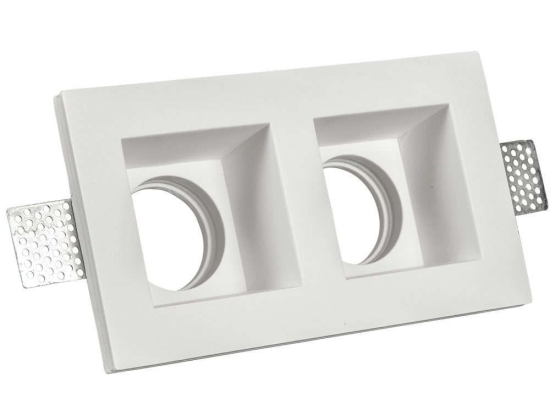 Σποτ Χωνευτό VK/09006 21,4x11,7x6cm 2xGU10 35W White VKLed Ορθογώνιο