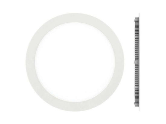 Πάνελ Led Χωνευτό Στρογγυλό  VK/04050/W/D Φ22,5cm 18W 6000K White VKLed Στρόγγυλο