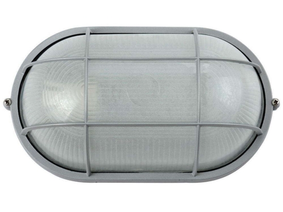 Φωτιστικό Τοίχου VK/01002/G 28,3x14x16,2cm E27 60W IP44 Grey VKLed