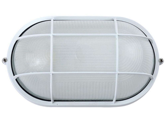 Φωτιστικό Τοίχου VK/01002/W 28,3x14x16,2cm E27 60W IP44 White VKLed