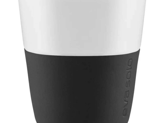 Φλυτζάνια Espresso Πορσελάνινα (Σετ 2Τμχ) 501001 80ml Black Eva Solo Πορσελάνη,Σιλικόνη