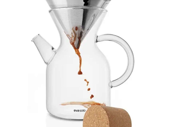 Καφετιέρα Pour Over 502710 1000ml Clear Eva Solo Ατσάλι,Γυαλί
