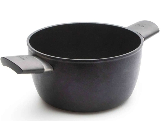 Κατσαρόλα Αντικολλητική 124ELI 24cm 3,6lt Black Woll 24cm Αλουμίνιο