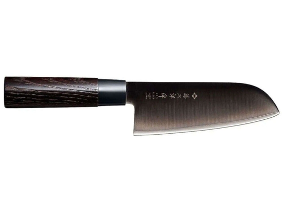 Μαχαίρι Santoku Black Zen FD-1567 16,5cm Black Tojiro Ατσάλι,Ξύλο
