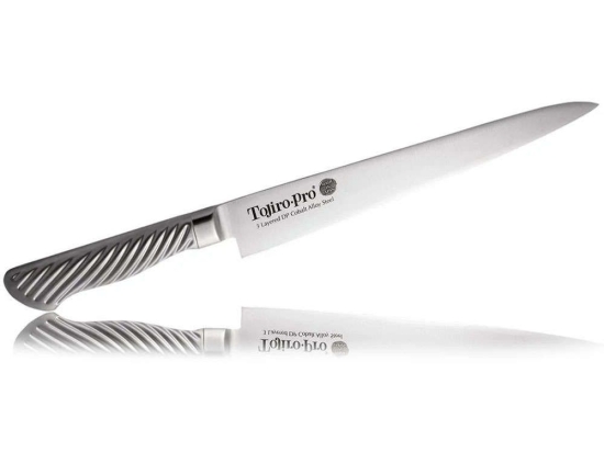 Μαχαίρι Φιλεταρίσματος Pro F-886 24cm Chrome Tojiro Ανοξείδωτο Ατσάλι