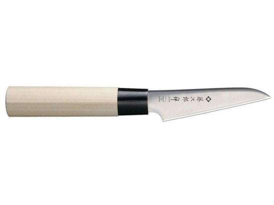 Μαχαίρι Ξεφλουδίσματος Zen FD-561 9cm Natural-Chrome Tojiro Ατσάλι,Ξύλο