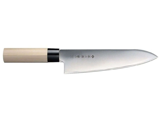 Μαχαίρι Chef Zen FD-565 24cm Natural-Chrome Tojiro Ατσάλι,Ξύλο