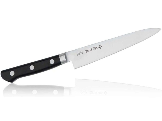 Μαχαίρι Γενικής Χρήσης Classic F-802 15cm Black-Chrome Tojiro Ανοξείδωτο Ατσάλι