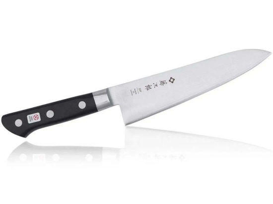 Μαχαίρι Chef Classic F-807 18cm Black-Chrome Tojiro Ανοξείδωτο Ατσάλι