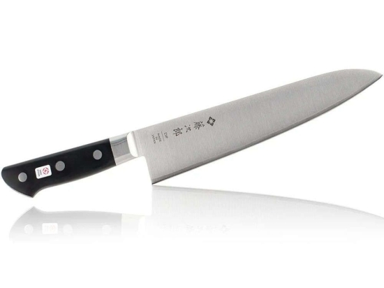 Μαχαίρι Chef Classic F-809 24cm Black-Chrome Tojiro Ανοξείδωτο Ατσάλι