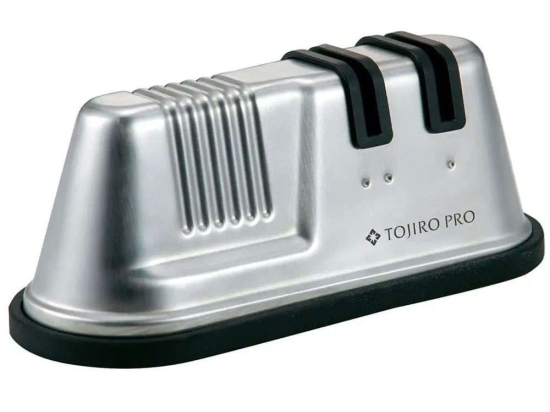 Ακονιστήρι Μαχαιριών Pro F-641 20,5x7,5x7,5cm Inox-Black Tojiro Ανοξείδωτο Ατσάλι
