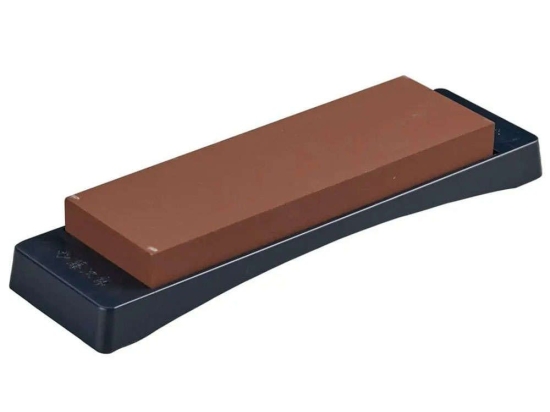 Πέτρα Ακονίσματος 1000 Με Βάση F-431 23x6,5x3cm Black-Brown Tojiro Πέτρα