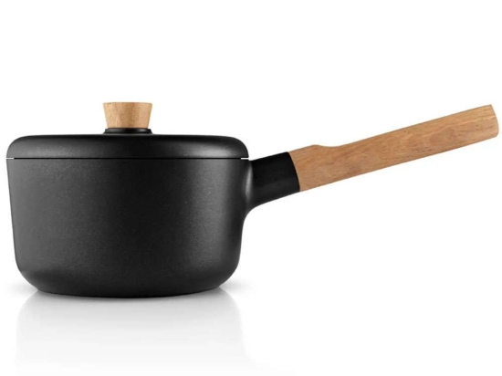Κατσαρολάκι Γάλακτος Αντικολλητικό Nordic Kitchen 280216 Φ16x13cm 1,5lt Natural-Black Eva Solo 16 cm Ξύλο,Αλουμίνιο