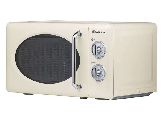 Φούρνος Μικροκυμάτων Με Grill Retro MWRS-20701C 45,1x35,4x25,6cm 20lt 700W Cream Morris
