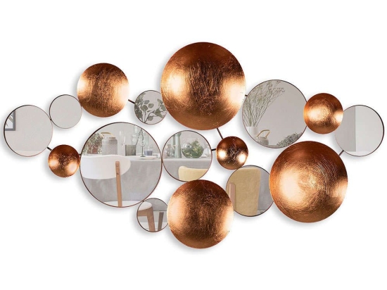 Διακοσμητικό Τοίχου Infinity 891TNL2386 116x60cm Bronze Wallity Μέταλλο