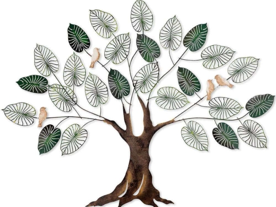 Διακοσμητικό Τοίχου Alder 891TNL2238 117x92cm Multi Wallity Μέταλλο