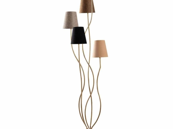 Φωτιστικό Δαπέδου Bonibon 942FLG1542 44x44x160cm 5xE14 40W Multi Opviq
