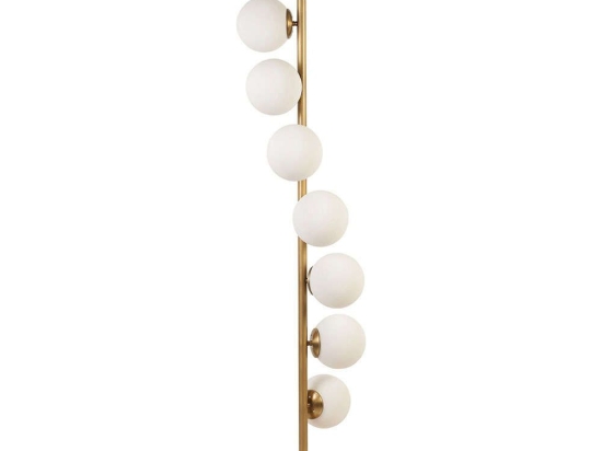 Φωτιστικό Δαπέδου Simay 941RTN1313 Φ30x155cm E27 60W Gold-White Opviq