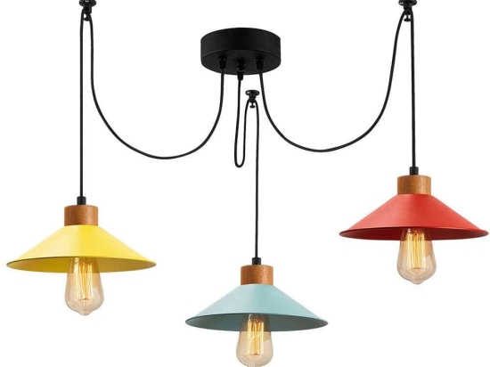 Φωτιστικό Οροφής Manavgat 525NOR1257 114x24x100cm 3xE27 40W Multi-Ciel Opviq