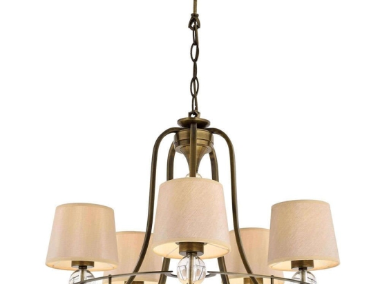 Φωτιστικό Οροφής 301AUR1112 Φ65x85cm 5xE27 60W Gold Opviq