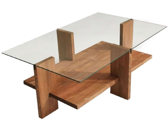 Τραπέζι Σαλονιού Babylon 552NOS1435 105x65x40cm Walnut
