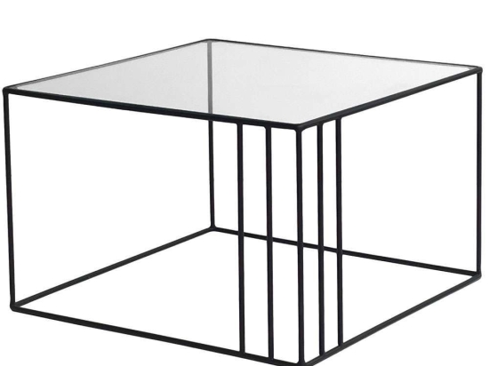 Τραπέζι Σαλονιού Outline 552NOS1424 55x55x36cm Black