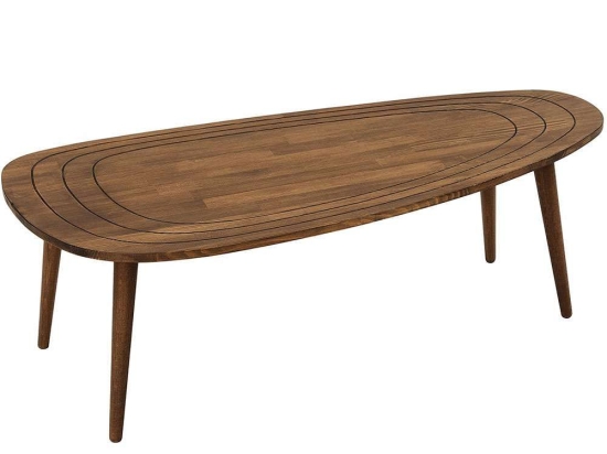 Τραπέζι Σαλονιού Sweet 552NOS2260 115x50x38cm Walnut