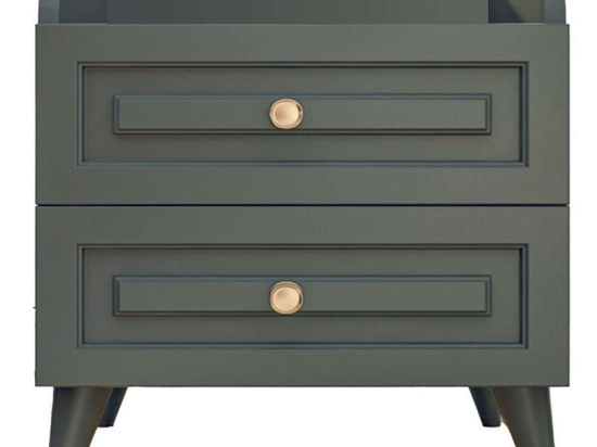 Κομοδίνο Tango 621 125GLN1188 45x37x56cm Anthracite