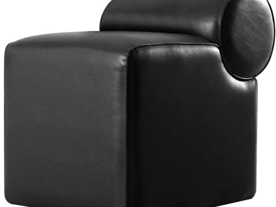 Σκαμπό Rohin Deri 209FLF1382 45x60x56cm Black