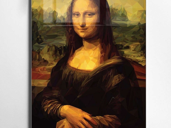 Πίνακας Γυάλινος 698GLS1522 70x100cm Multi Wallity Κάθετοι Γυαλί