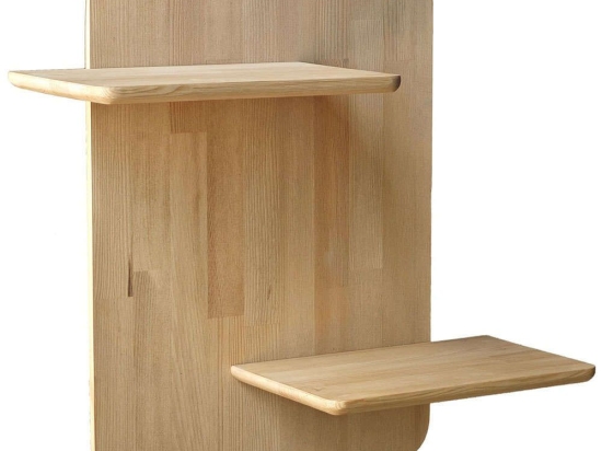 Ράφι Τοίχου Matilda 552NOS2460 66x60cm Oak