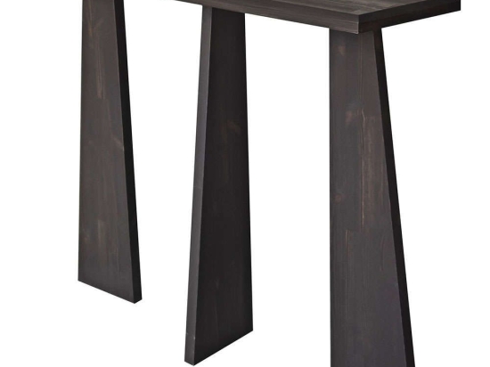 Κονσόλα Cleopatra 552NOS1905 100x28x83cm Anthracite Ξύλο