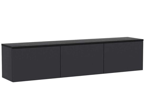 Έπιπλο Τηλεόρασης Με Φως Led Neon 382NRC1127 160x32x35cm Anthracite