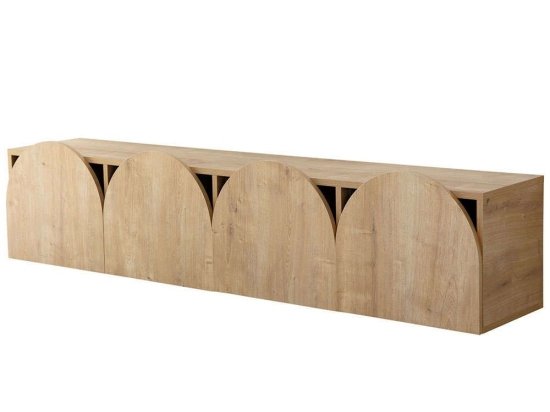 Έπιπλο Τηλεόρασης Επιτοίχιο Mesta 552NOS2431 180x35x35cm Oak