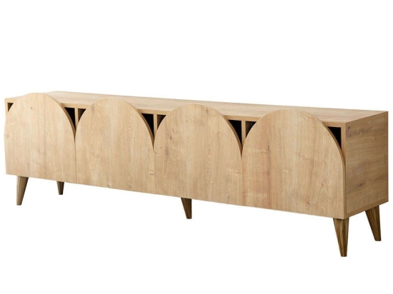 Έπιπλο Τηλεόρασης Mesta 552NOS2432 180x35x50cm Oak