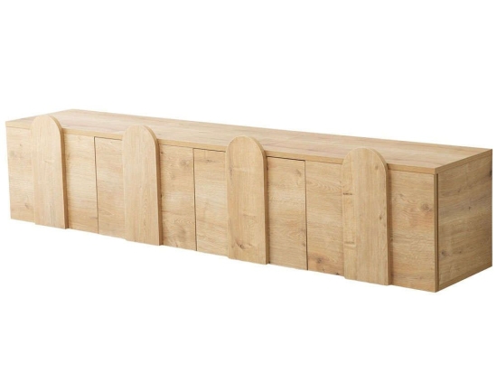 Έπιπλο Τηλεόρασης Επιτοίχιο New Line 552NOS2427 180x35x35cm Oak