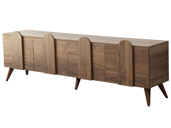 Έπιπλο Τηλεόρασης New Line 552NOS2426 180x35x50cm Walnut