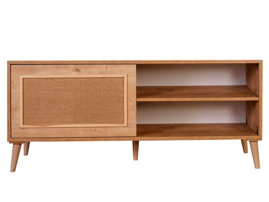 Έπιπλο Τηλεόρασης Jut 998VOW1160 138x41x55cm Natural